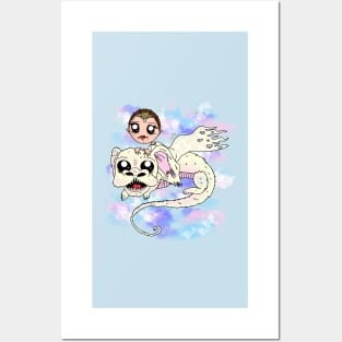 Luck Dragon Princess Posters and Art